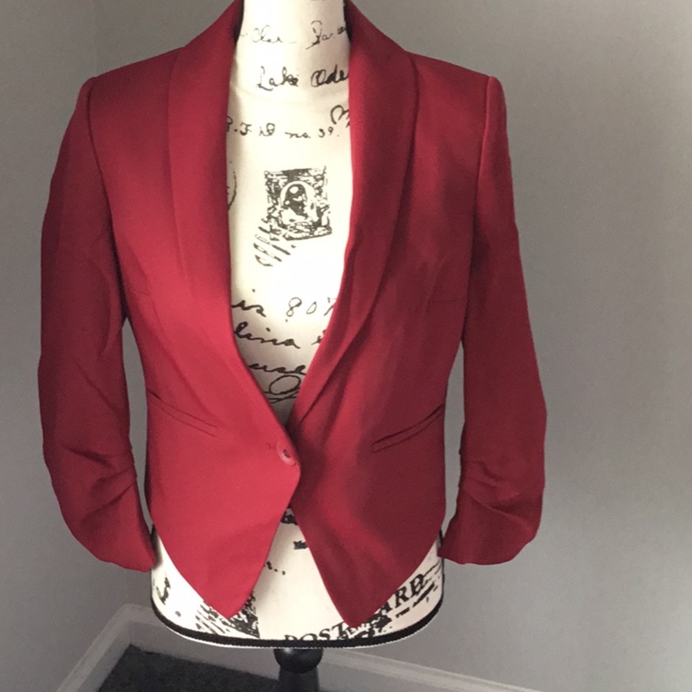 Bebe-Single Button Blazer Jacket